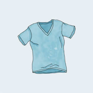 T-shirt blue color